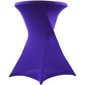 Housse violette de mange-debout 110x80 cm - Violet