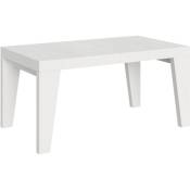 Itamoby - Table extensible 90x160/420 cm Naxy Frêne Blanc