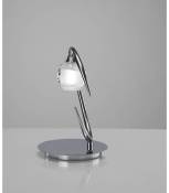 Lampe de Table Loop 1 Ampoule G9 ECO, chrome poli