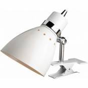 Lampe de table pince spot télécommande spot lumière orientable, dimmable dans un ensemble comprenant des ampoules LED RVB