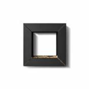 Mangeoire à oiseaux Frame / 21 x 21 cm - Acier - Eva Solo noir en métal