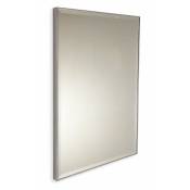 Miroir de salle de bains sur mesure avec bords biseautés et cadre jusqu'à 120 cm jusqu'à 80 cm