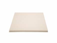 Plateau de table carré blanc 700 mm - bolero