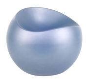 Pouf Ball Chair - XL Boom bleu en plastique