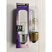 Practitone - 4 Ampoules E27 25W - tubulaire lampe brule parfum - 29mm claire