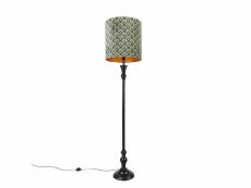 Qazqa led lampadaires classico - doré - classique/antique - d 40cm