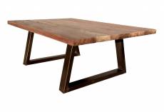 Table basse de salon en bois marron