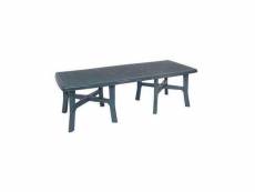 Table d'extérieur rectangulaire extensible, made in italy, 160x100x72 cm (fermé), couleur vert 8052773494076