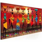 Tableau femmes africaines dansant - 135 x 45 cm