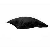 Terre De Nuit - Taie d'oreiller noire 100% coton - 40x60 - Noir