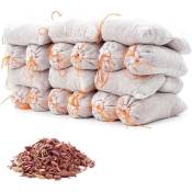 Tuserxln - Protection antimite naturelle pour armoires, protection antimites en bois de cèdre et sacs de lavande de Provence, sacs garde-robe