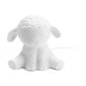 Amadeus - Lampe Enfant Mouton Porcelaine Blanc