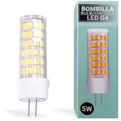 Ampoule led G4 bi-pin 12V ac/dc - 5W - Blanc Chaud