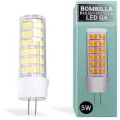 Barcelona Led - Ampoule led G4 bi-pin 12V ac/dc - 5W - Blanc Froid - Blanc Froid