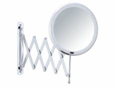 Barona miroir cosmétique télescopique avec rétro-éclairage,