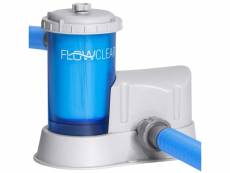 Bestway pompe filtrante à cartouche transparente flowclear