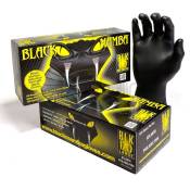 Boîte de 100 gants Blackmamba jetables nitrile - Blackmamba