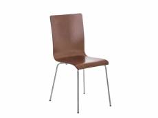 Chaise en bois avec piètement en métal pepe , marron