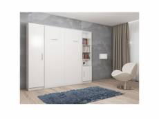 Composition armoire lit escamotable smart-v2 blanc