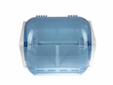 Distributeur d'essuie-mains en plastique bleu - jantex - - plastique 440x360x355mm