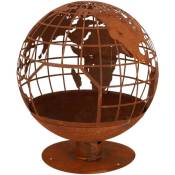 Esschert Design - Globe à feu Brun