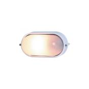 FP - Lampe ovale Aluminium blanc 60 w