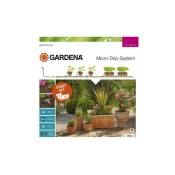 Gardena - Kit d'arrosage goutte-à-goutte pour plantes en pots m (13001-20)