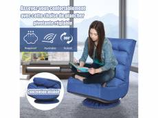Giantex chaise relax pivotant 360 degrés pliable et