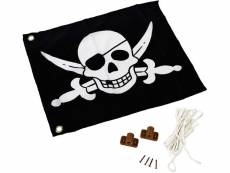 Kbt - drapeau pirates avec système d'hisse