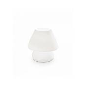 Lampe de table Blanche prato 1 ampoule Largeur 60 Cm - Blanc