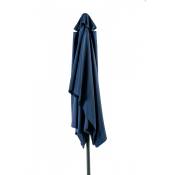 Parasol Rectangulaire Inclinable Bleu Marine 2x3m 38mm