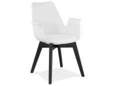 Paris prix - chaise design avec accoudoirs "baum" 82cm