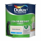 Peinture murs et boiseries Color Resist cuisine Dulux Valentine mat sable naturel 2 5L