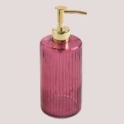 Sklum - Distributeur de savon en verre Jucar Rose
