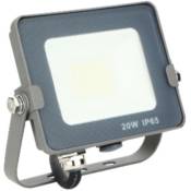 Spot à led Silver electronics forge+projector ips 65 20w - 5700k cold light - 1600lm colour grey