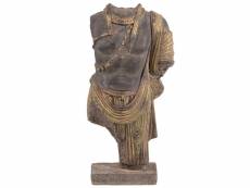 Statue buste de guerrier antique 76 cm