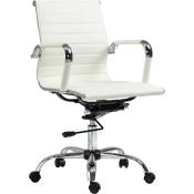 Svita - elegance Chaise de bureau Fauteuil de direction Chaise de bureau Fauteuil de conférence blanc