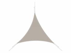 Voile d'ombrage triangle 3 x 3 x 3m taupe