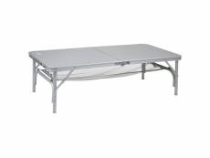 Bo-camp table de camping pliable premium 120x60 cm