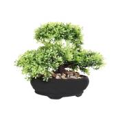 Bonsai artificielle dans pot en terre cuite 17 cm Modèle 2