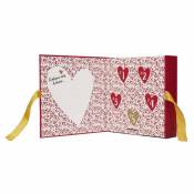 Bougie Parfumee X5 Calendrier Amour - Blanc Rouge