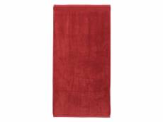 Drap de douche 70x140 cm juliet rouge terracota 520 g/m2