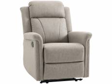Fauteuil de relaxation inclinable avec repose-pied