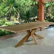 Gecko Outdoor - Table en teck recyclé 240 cm, Conceptual