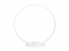 Lampe de table circulaire led 7w blanc 266304