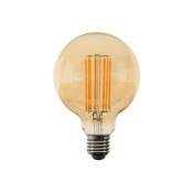 Lampe LED globe vintage à filament Long G95 E27 8 W 680 lm 2000K - ASLO