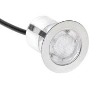 Luminaire à LED encastrable LED intégrée Brilliant Cosa 30 G03093/75 N/A 4.5 W acier inoxydable jeu de 10 S44864