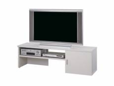 Meuble tv 150 cm 65 pouces maxi 1 porte - coloris: gris clair FUNKY151RM