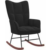 Nova - Chaise de manche en velours rembourré élégant diverses couleurs disponibles couleur : Noir