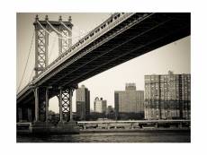 Papier peint - pont de manhattan, new york 400x309
